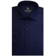 Plain Navy Blue Shirt : Business