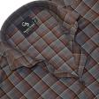 Checks Khakhi Shirt : Business