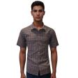 Checks Gray Shirt : Business