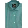 Checks Green Shirt : Business