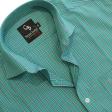 Checks Green Shirt : Business