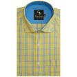 Checks Lemon Shirt : Business