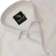 Self Design White Shirt : Business