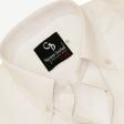 Self Design White Shirt : Business