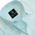 Self Design Light Blue Shirt : Business