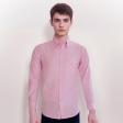 Self Design Pink Shirt : Business