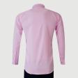 Self Design Pink Shirt : Business