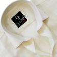 Self Design Cream Shirt : Business