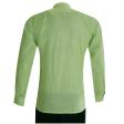 Stripes Light Green Shirt : Business
