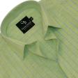 Stripes Light Green Shirt : Business