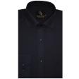 Plain Navy Blue Shirt : Business