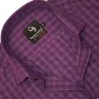 Checks Purple Shirt : Business