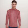 Checks Rust Shirt : Business