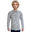 Print Gray Shirt : Party