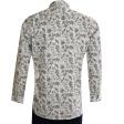 Print Gray Shirt : Party