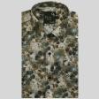Print Brown Shirt : Party