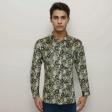 Print Brown Shirt : Party