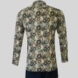 Print Brown Shirt : Party
