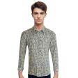 Print Green Shirt : Party
