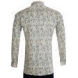 Print Green Shirt : Party