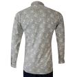 Print Gray Shirt : Party