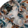 Print Blue Shirt : Party