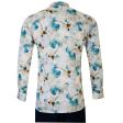 Print Cream Shirt : Party