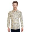 Print Cream Shirt : Party