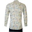 Print Cream Shirt : Party