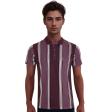 Stripes Burgandy T-shirt : Regular