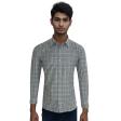 Checks Gray Shirt : Business