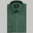 Checks Green Shirt : Business