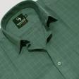 Checks Green Shirt : Business