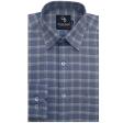 Checks Blue Shirt : Business
