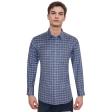 Checks Blue Shirt : Business