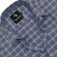 Checks Blue Shirt : Business