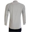 Stripes Light Gray Shirt : Business