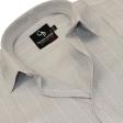 Stripes Light Gray Shirt : Business