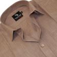 Plain Brown Shirt : Business