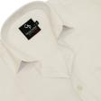 Self Design White Shirt : Business