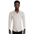 Self Design White Shirt : Business