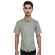 Print Green Shirt : Party