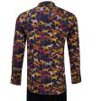 Print Blue Shirt : Ditto