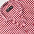 Checks Red Shirt : Business