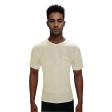Selfdesign Cream T-shirt : Regular