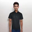 Selfdesign Black T-shirt : Regular