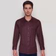Stripes Maroon Shirt : Business