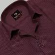 Stripes Maroon Shirt : Business
