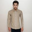 Stripes Peach Shirt : Business