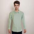 Checks Green Shirt : Business